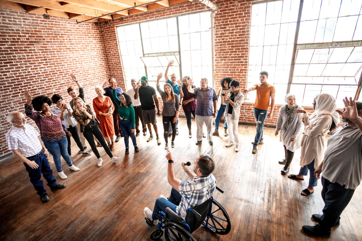 community, social & civic participation hero section